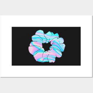 Holographic Scrunchie Posters and Art